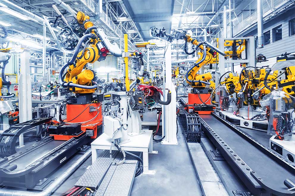 Robots industriels pour fabrication en série